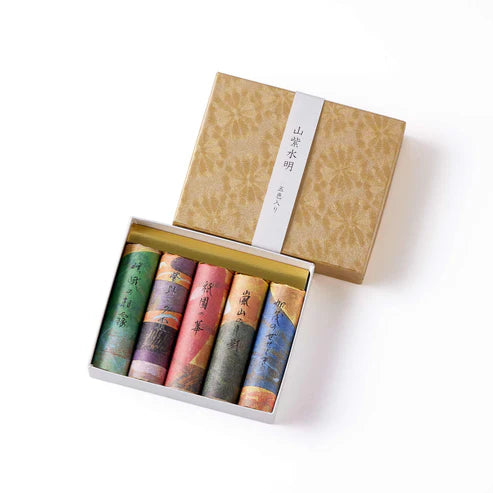 Kosaido Incense - Assortment of Five Sceneries of Kyoto