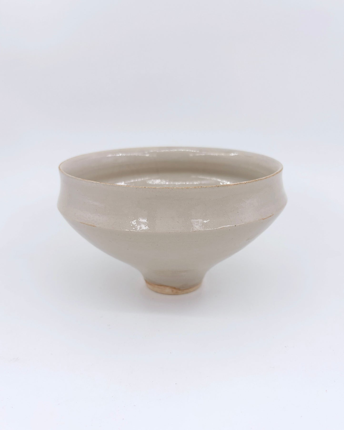 Rimmed Matcha Bowl - Kannyuu by Hanako Nakazato