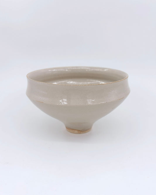 Rimmed Matcha Bowl - Kannyuu by Hanako Nakazato